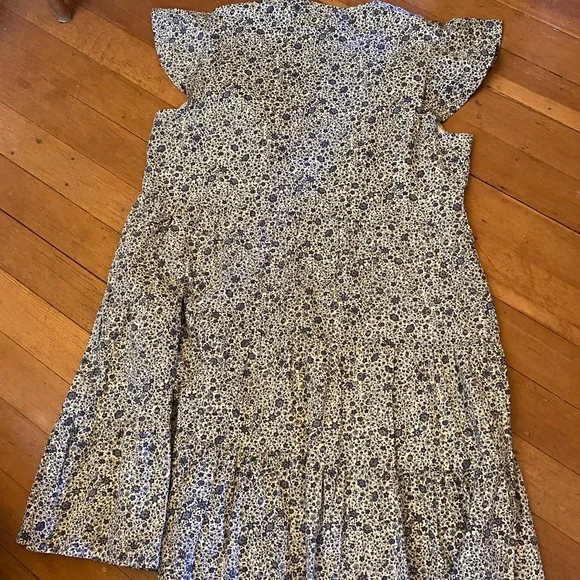 Lane Bryant Blue and White Floral Dress - Picture 8 of 9